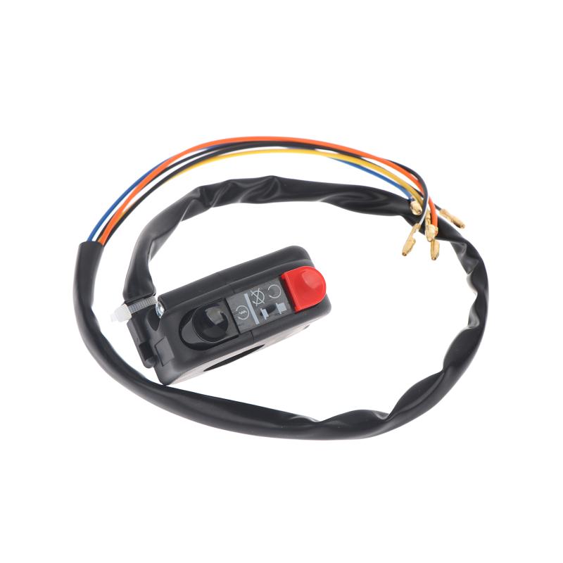 Motorcycle Switch Handlebar Mount Start Stop Kill On Off Button Side Switch 12V For Atv Motorcycles Scooters