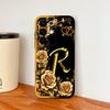 For Realme C85 Pro Phone Cover Flowers Name Letters Soft Liquid Silicone Full Protection Case For Realme C 85 Shockproof Housing
