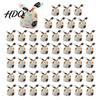 Party Favor Bags for Trick or Treat 48 Pcs Halloween Candy Bags Kids Goodie Cute Rabbit Bunny Ear Pouches Small Plastic Gift Cookie Snack