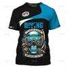 Sommer 3D Tauchdruck T-Shirt Atmungsaktiv Schnelltrocknend Mode Streetwear Sport Fitnessbekleidung