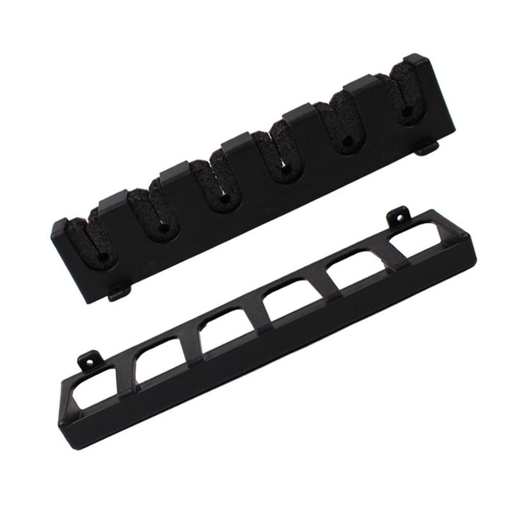 

6 Holes Wall Mounted Fishing Rods Stand Holder, Vertical Rod Support Rack Pole Bracket For Garage Organization