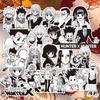 Hunter x Hunter Manga Stickers: Killua, Gon, Hisoka - B&W DIY Phone Decor