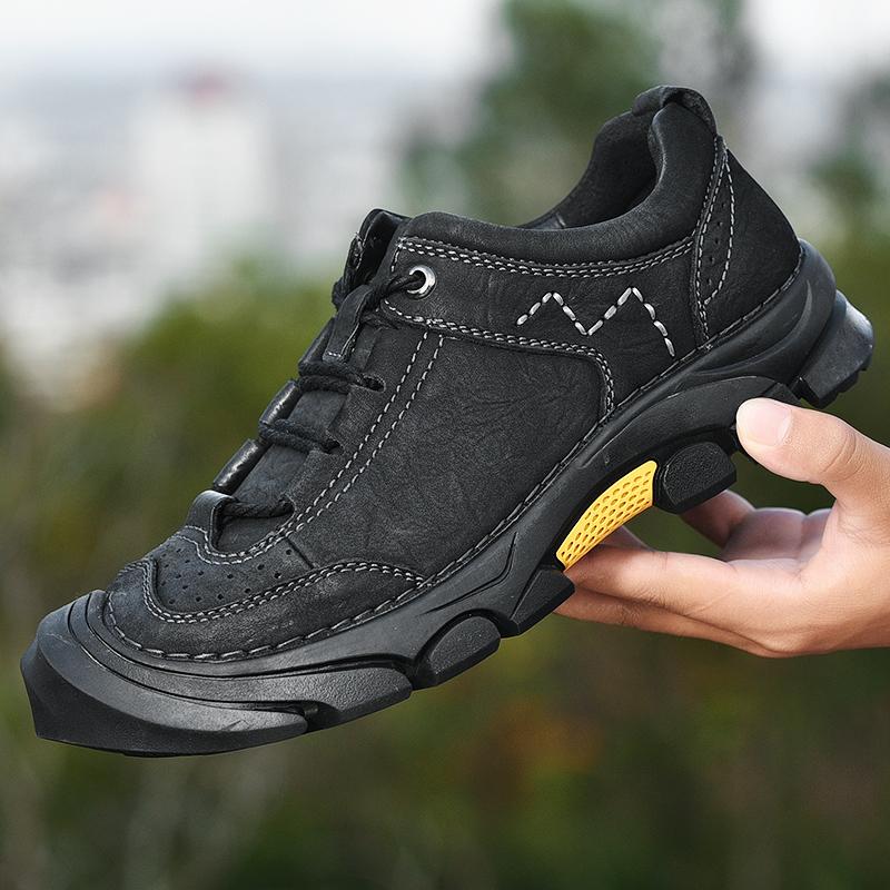 Shoes for Men Genuine Leather Casual Shoes Lace Up Oxfords Pring Autumn Hiking Sneakers Outdoor Mens Shoes Zapatos De Hombre