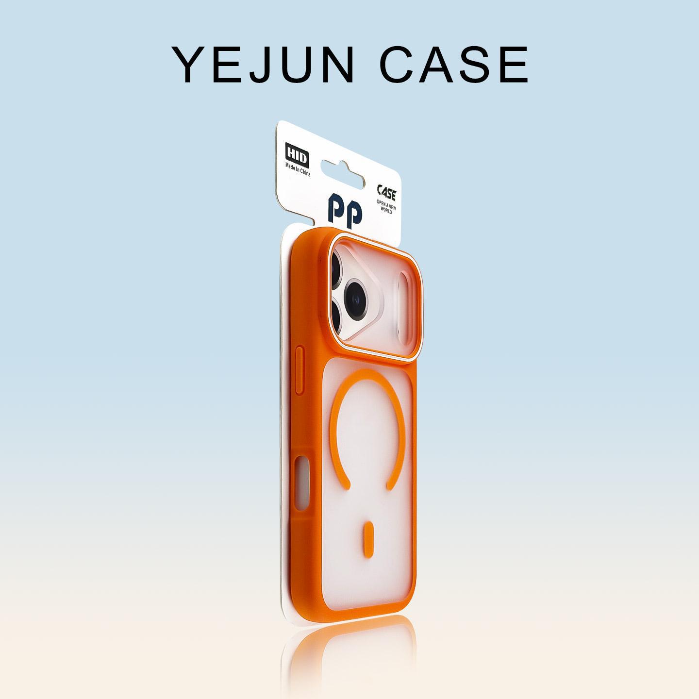 

Phantom Magnetic Frosted Frame for iPhone 17: Semi-Transparent Skin Feel & Compatible Protective Case for Apple 15/16. iPhone 16 Pro