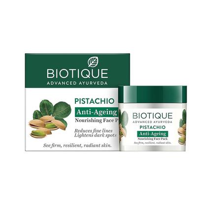 Bio Pistachio Ageless Nourishing Face Pack 50g – Revitalizing Skin Treatment for Spots & Glowing Tone