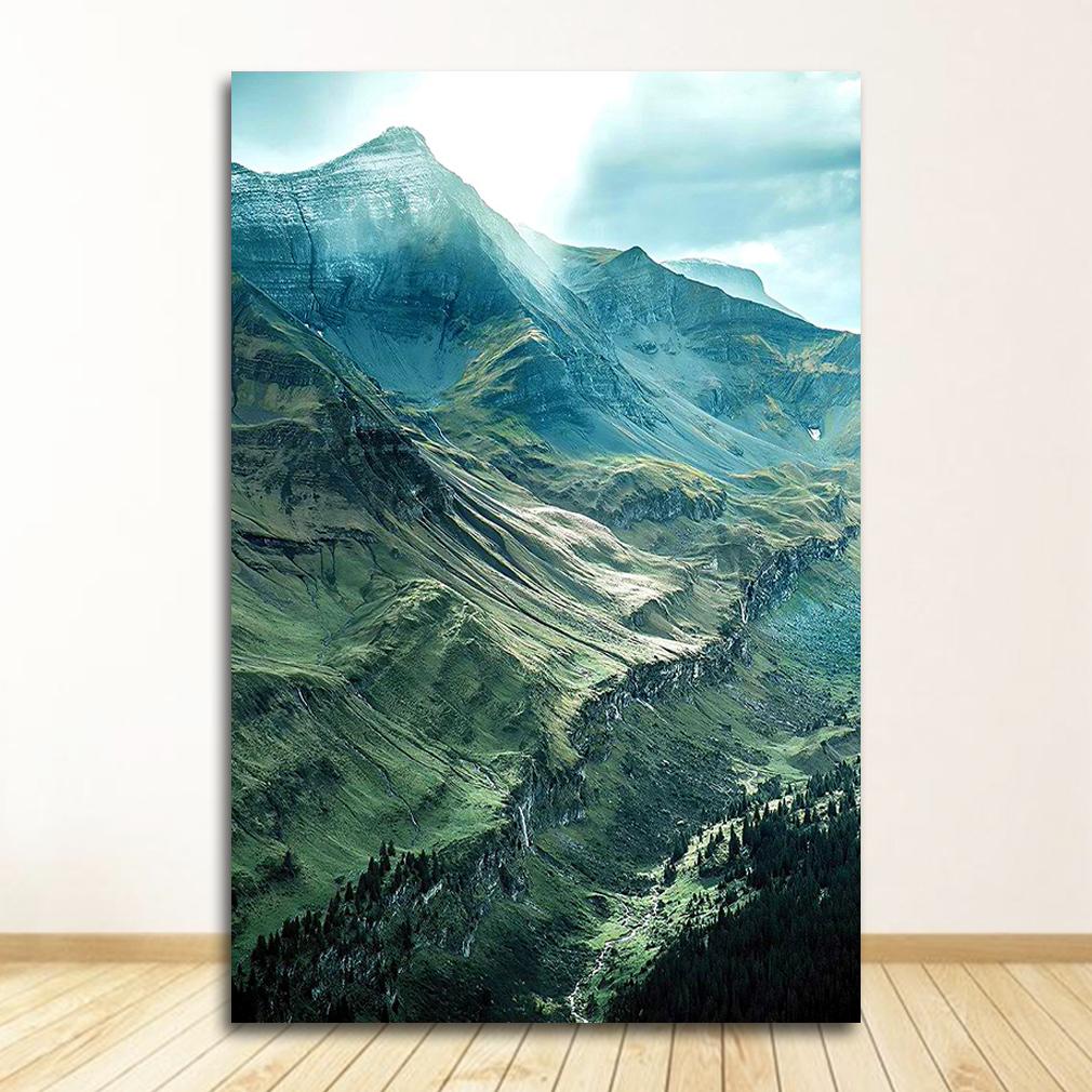 

Настенное искусство в скандинавском стиле с принтом на холсте, картина для украшения гостиной, картина, скандинавское озеро Доломитовых Альп, природный пейзаж 21x30cm No Frame