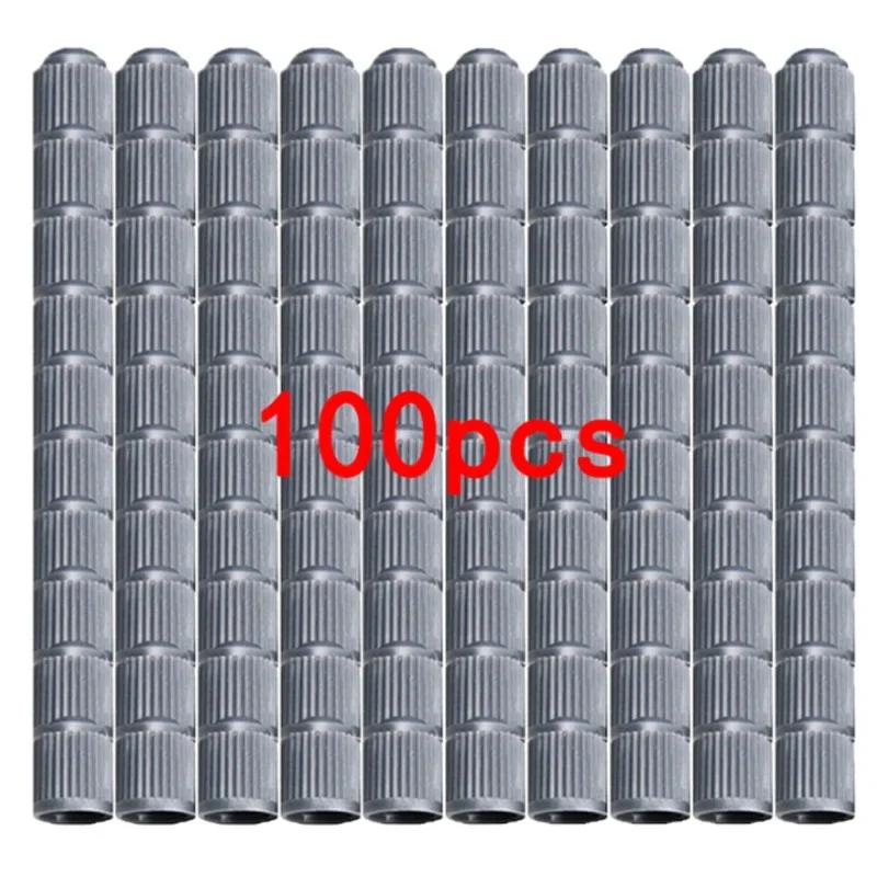 Car Tire Valve Caps 100 Pcs Motorcycle Bicycle Tyre Valve Caps Plastic Tire Stem Dust Cover Tire Stem Valve Caps Car Accessories