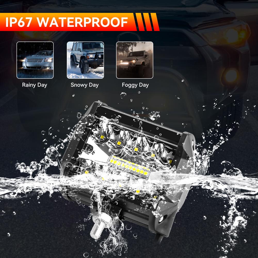 LED Panel LED Bar 4 Inch LED Light Barrre LED Work Light Combo Beam for Car Tractor Boat OffRoad 4x4 Truck SUV ATV