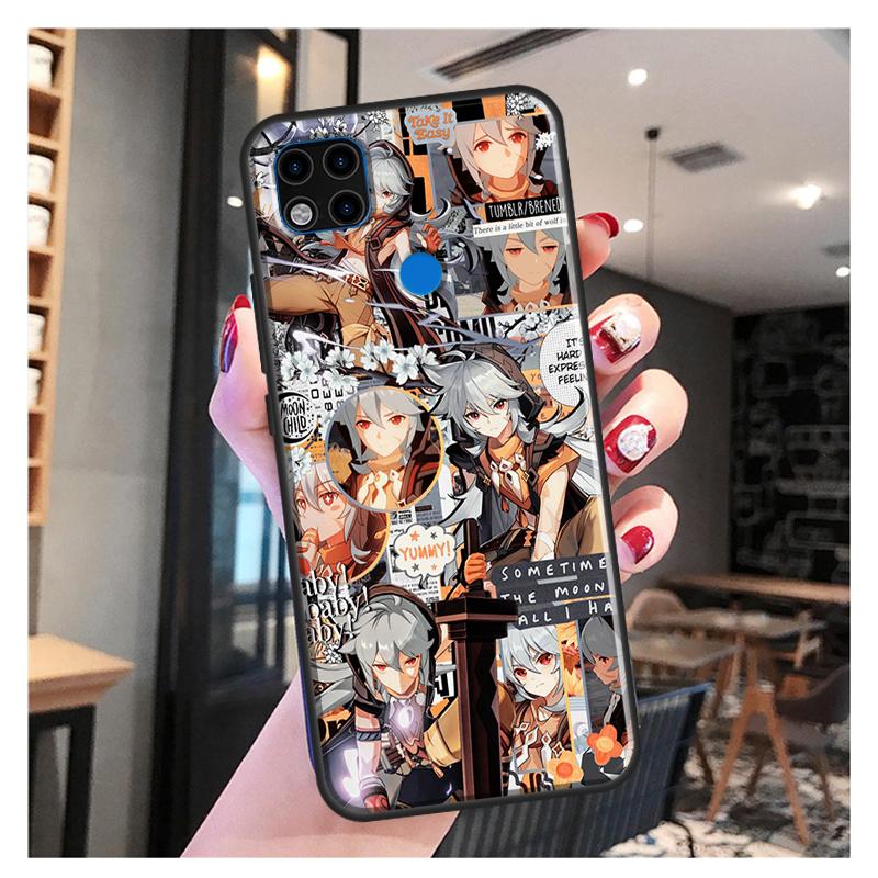 Razor Genshin Impact Soft Case For Xiaomi Redmi Note 11 Pro Note 10 Pro Note 9 Pro 10S 9S 8T 9A 9C 9T Cover