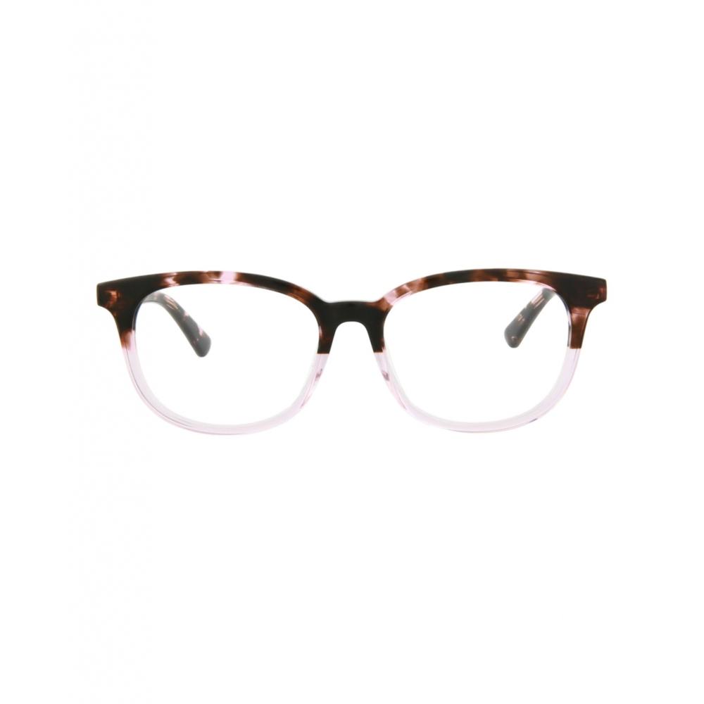 

McQ Alexander McQueen Round Frame Acetate Optical Frames havana havana transparent