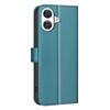 Kožené pouzdro pro iPhone 17 BINFEN COLOR Čtvercová mřížka Peněženka Stojánek Kryt na telefon