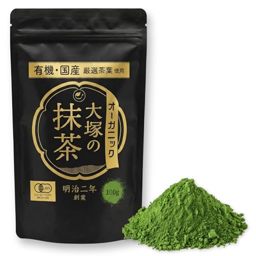 Matcha Organic Organic Domestic Luxury Founded In 1892 Otsuka's Matcha Otsuka Seicha Long-established Organic JAS Powder Powder Additive-free