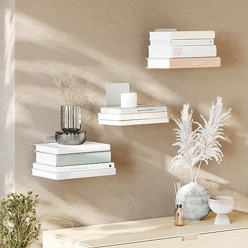 Umbra Wall-Mounted Storage Shelf, Silver, Large, CONCEAL, 21005073560, Pack of 3