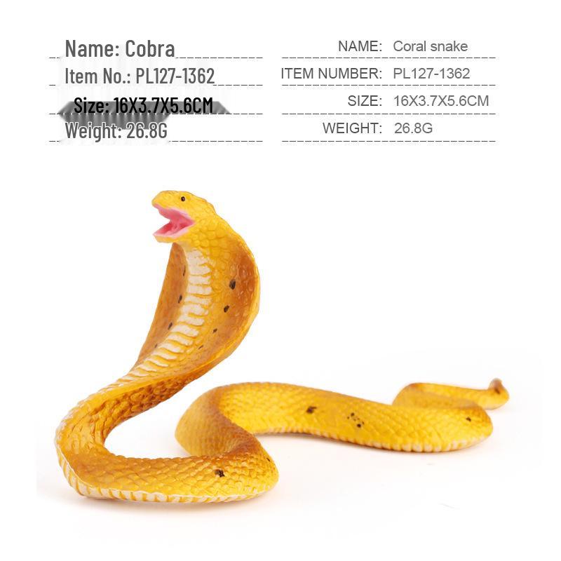 Children's Wild Animal Simulation Snake Toy Model