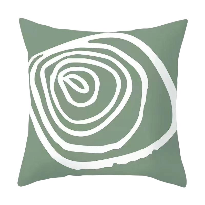 Наволочка для дивана с абстрактным дизайном 18X18 в зеленом стиле квадратная наволочка со скрытой молнией 4545cm 628₽