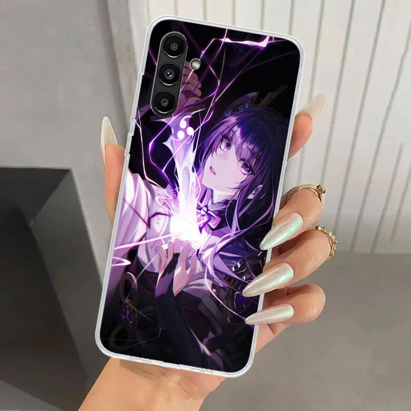 Raiden Shogun Genshin Impact Phone Case for Samsung Galaxy A17 A16 A37 A26 A36 A57 A56 A15 A25 A35 A55 A14 A24 A34 A54 A13 A23 A