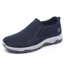 Stepping shoes for old men and women, breathable mesh flats, one pedal, non-slip elderly shoes are versatile