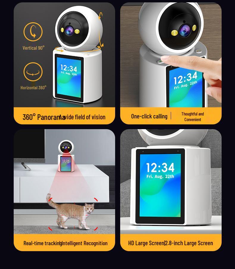 Smart WiFi HD Camera Monitor with Real-time Video Call & Phone Connectivity