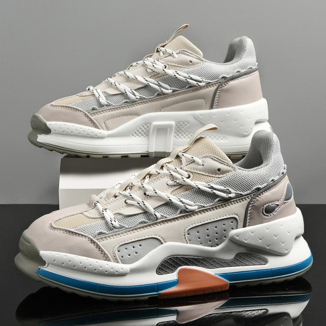 

Новое поступление, мужские повседневные кроссовки, дышащая повседневная обувь, высококачественная нескользящая амортизирующая спортивная обувь, удобная обувь для ходьбы 41