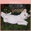 Resin Cat Miniature Figurine For Garden Micro Landscape Decor Gift For Celebrations