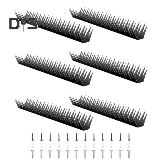 

6 шт. шипов для ограждения, препятствующих перелезанию, прочные металлические шипы безопасности, отпугивающие животных шипы для заборов дома и сада, отпугивающие злоумышленников и воров 6pcs