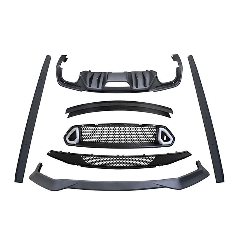 Ford Mustang RTR Style Body Kit: Front Lip, Side Skirts, Rear Lip, Spoiler, and Wing