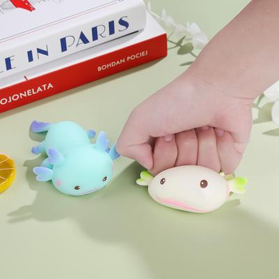 Niedliche Salamander-Quetschspielzeuge, kreative Stressabbau-Cartoon-Axolotl-Fidget-Squishies, Mochi-Figet-Ventilations-Spezielle Geschenke