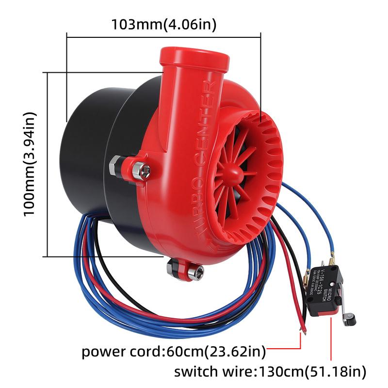 Universal 12V Car Electronic Turbo Blow Off Valve Fake Dump BOV Analog Sound Simulator Hooter Relief Valve Sound Imitation Horn