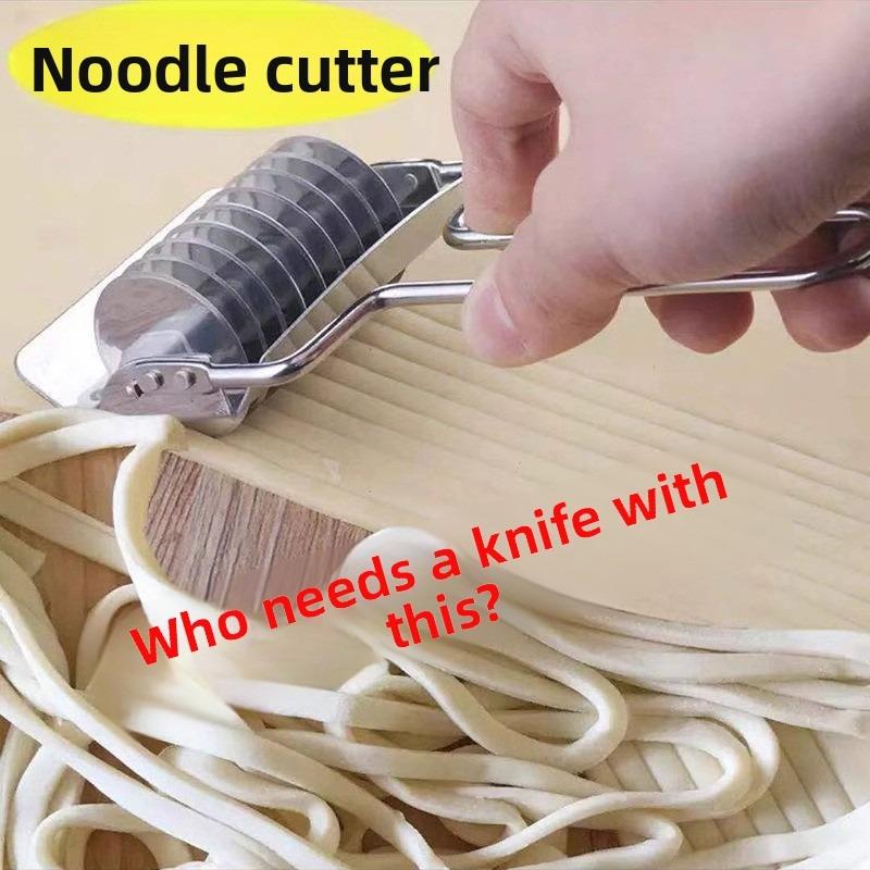 Kitchen Stainless Steel Manual Slicing Cutter, Small Pasta Maker, Household Noodle Slicing Tool, Pasta Mold, Noodle Slicing Knife