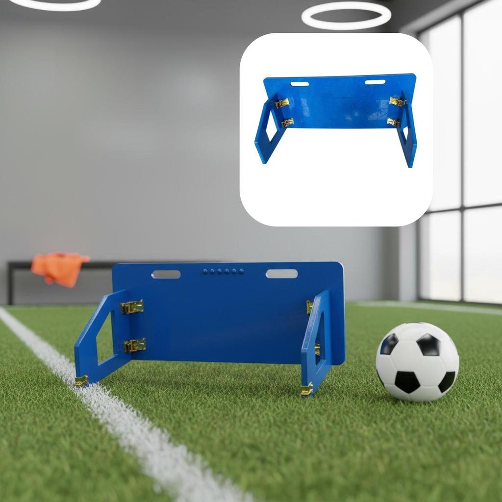 Foldable Soccer Return Board Polyethylene Adjustable Wall for Club Home