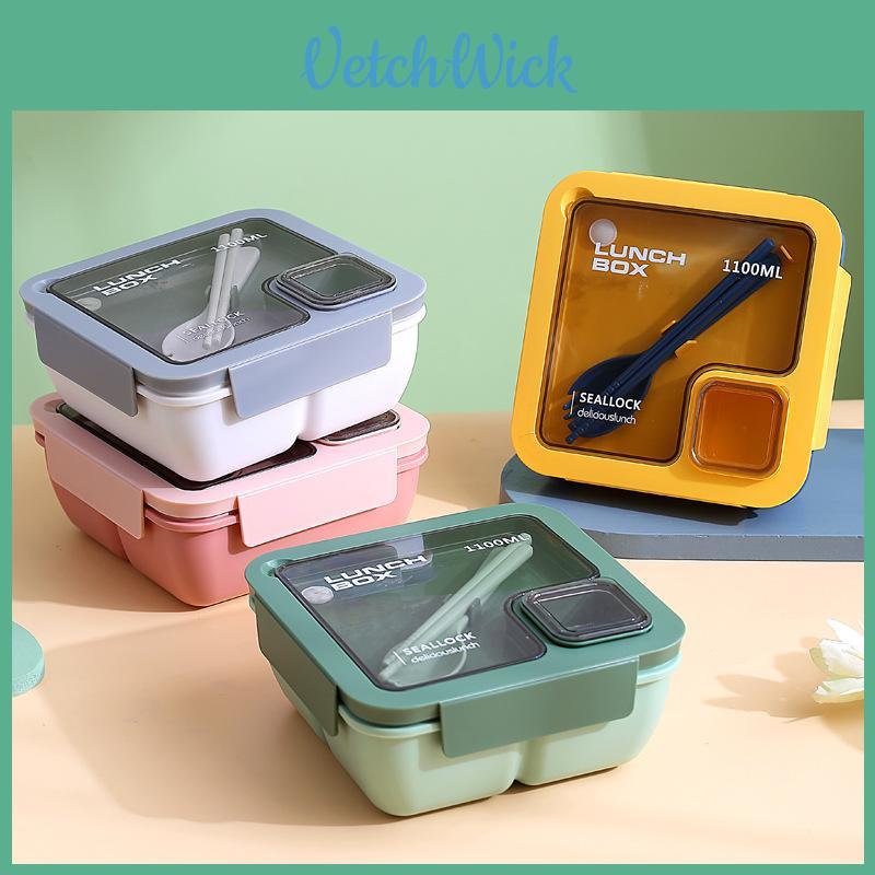 Nordic Style Microwave Safe Bento Box For Students And Office Use