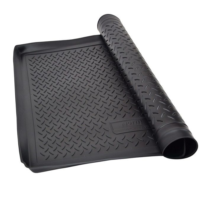 Tapis De Coffre en Caoutchouc TPE Pour Peugeot 4008 Depuis 2012, Bord Haut, Noir, Antidérapant, Toutes Saisons
