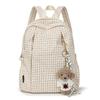 Schoolbag Japanese Large-capacity Leisure and Fresh Plaid Junior High School Students Versatile and Dirt-resistant General-purpose Computer Travel