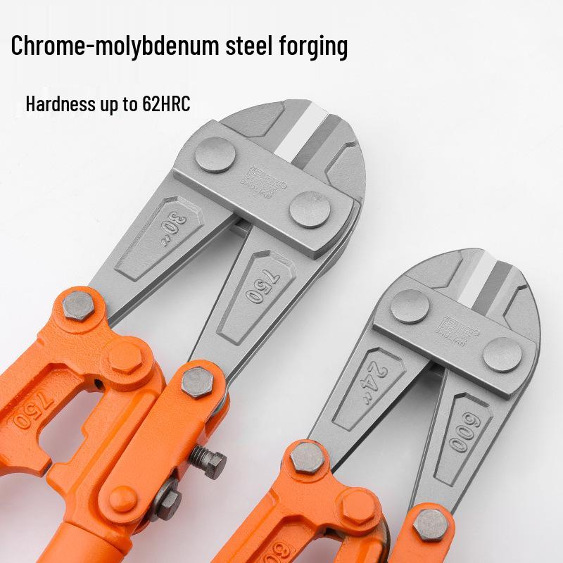 High Leverage Eagle Beak Wire Cutters - Heavy-Duty Pliers for Cutting Steel, Iron, and Rebar