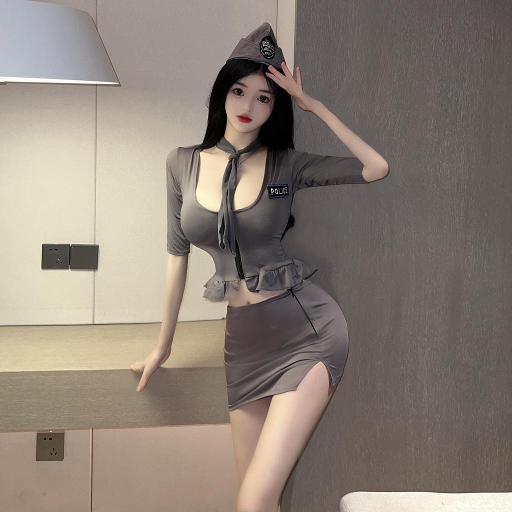 Stewardess Passion Temptation Sexy Game Uniform for Women