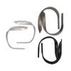 Contemporary Metal Drapery Tiebacks 2 Pack Wall Mounted Curtain Holdbacks Hooks Accessories for Elegant Interior Decors