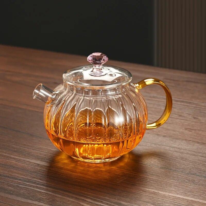 Купить Чайник в японском стиле Стеклянный чайник с высоким ...