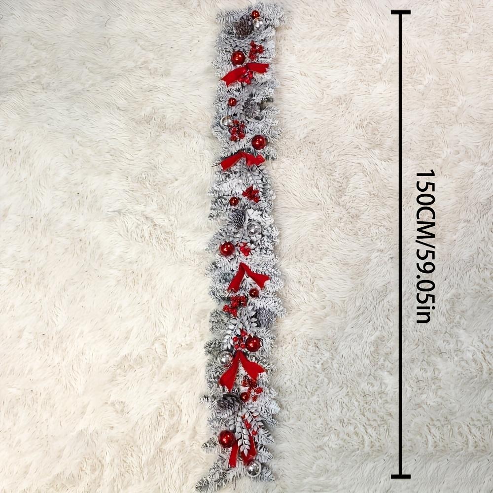 Christmas Wreath For Front Door Red Ball Ornaments Hanging Door Wreath Window Decor Home Party Navidad Christmas Decoration 2025