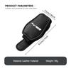 BBEC3 Leather Car Sun Visor Glasses Clip Card Case Decoration Accessories For KIA K5 K2 Optima Soul Spectra Niro Cadenza Sephia Carens
