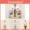 Schattig Pluche Bever Speelgoed Sleutelhanger Schattig Dier Knuffelpop Voor Tasdecoratie