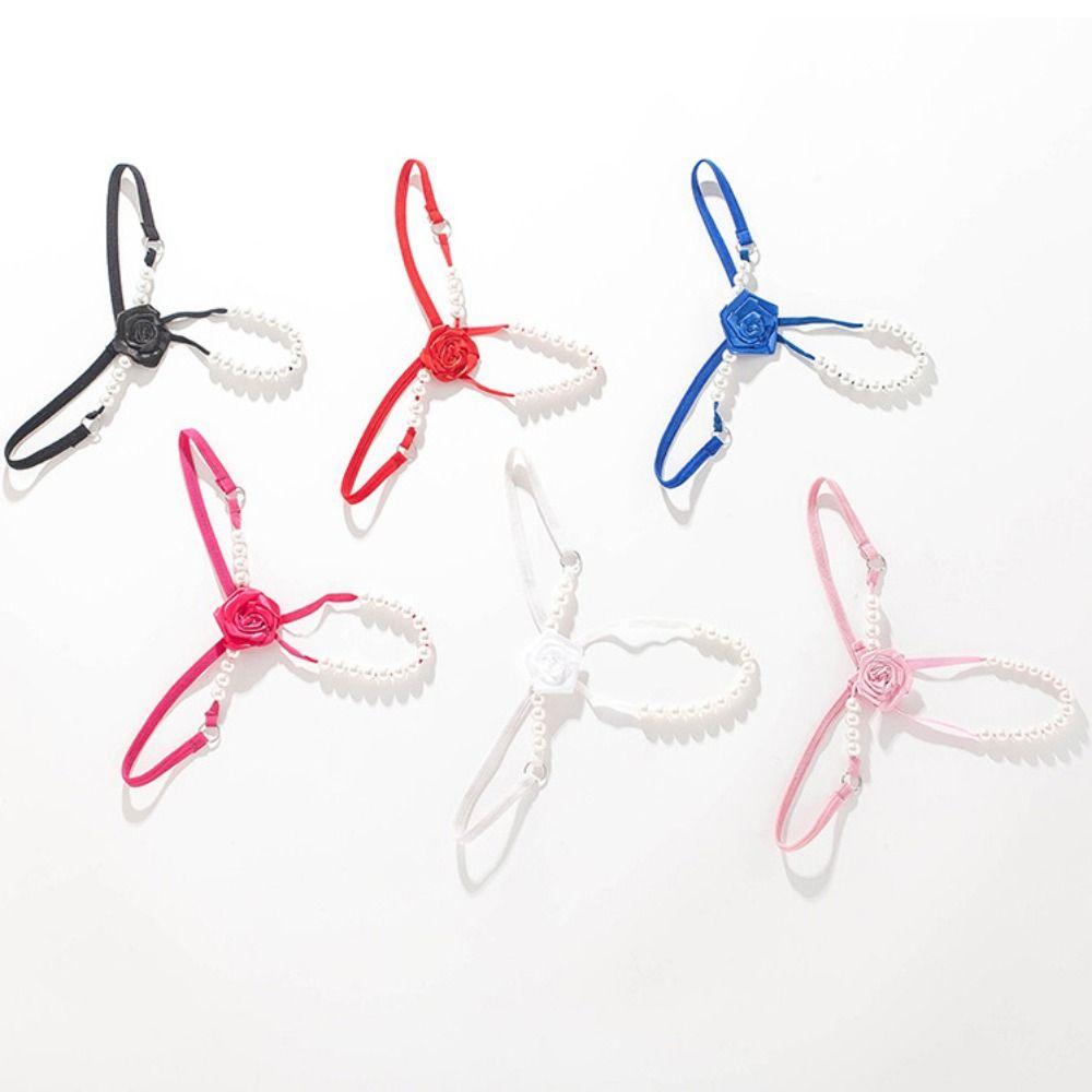 Ultra-thin Women's Thong Hollow-out Sexy Briefs Comfortable Pearl Underwear  Ladies