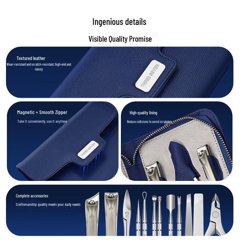777 9-Piece Nail Clipper Set