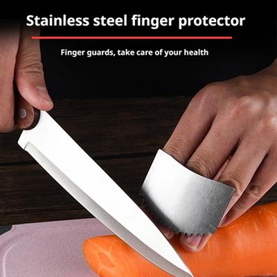 1PC Steel Finger Guard Safety Vegetable Cutter Hand Finger Accessories Tool Kitchen Guard Kitch Q8M5