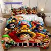 Name One Piece Anime Soft and Comfortable Duvet Cover, Children's Bedding Set Gift, Various Sizes Available Lxr6