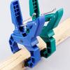 Long Lasting Fast Release Clamp for Woodworking and Metalworking with Reinforced Nylon Fiber Build and 180 Degree Adjustable Angle