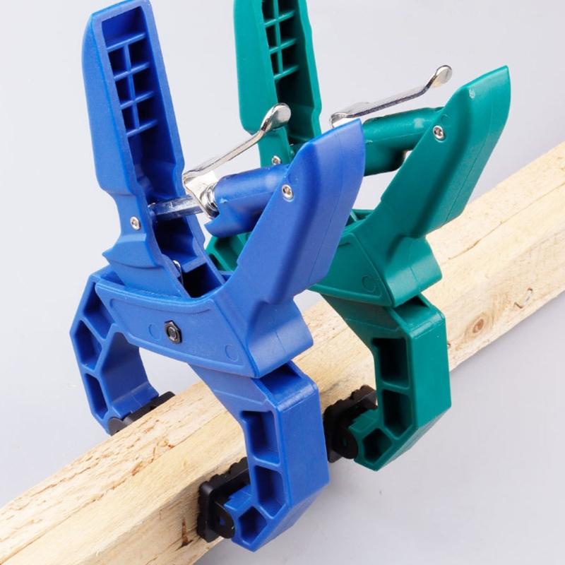 Long Lasting Fast Release Clamp for Woodworking and Metalworking with Reinforced Nylon Fiber Build and 180 Degree Adjustable Angle