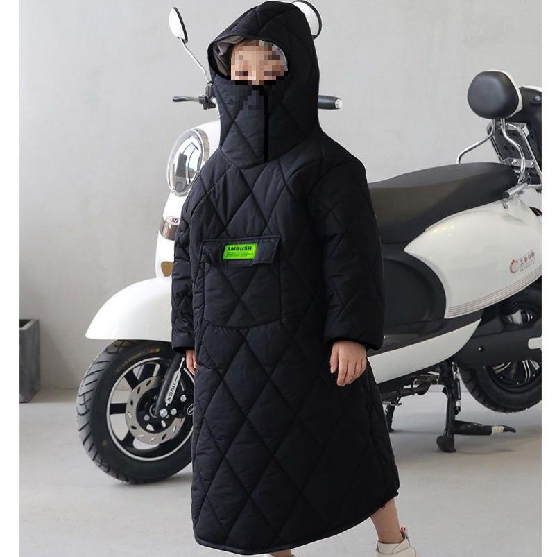 

Дитячий вітрозахисний зимовий чохол на заднє сидіння мотоцикла з флісовою підкладкою