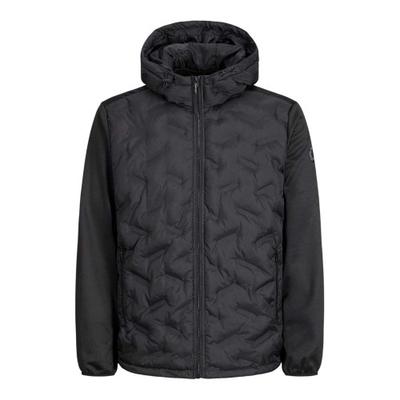 Jack And Jones Mens Hooded Hybrid Jacket