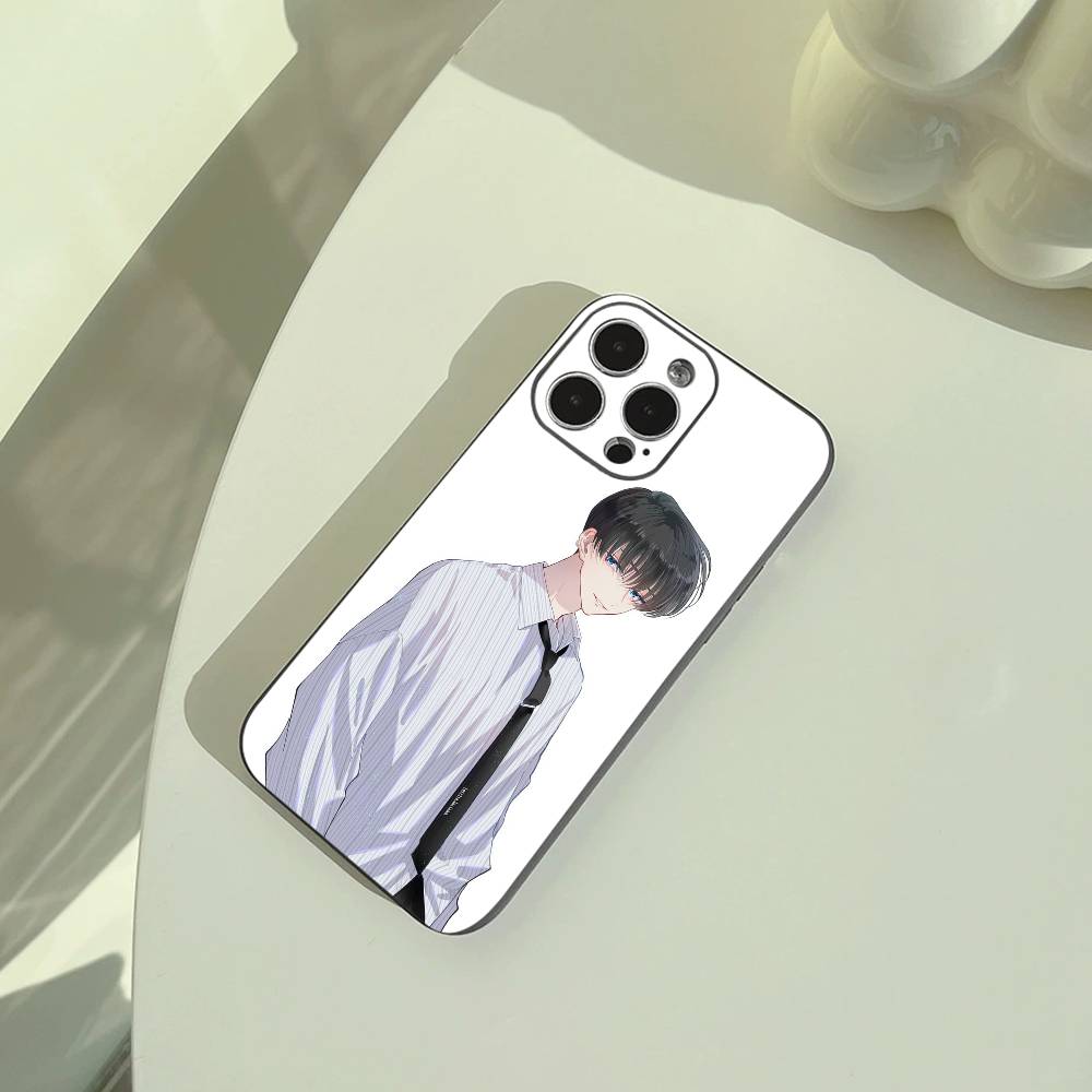 F-Fukuhara Tamon Anime Portrait Phone Case For iPhone 17,16,15,14,13,12,11 Pro Max, Lightweight and Practical Soft Black Cover