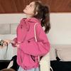 Hooded Casual Loose Fit Women's Jacket Zipper Casual Fashionable Windbreaker Loose Female Coats